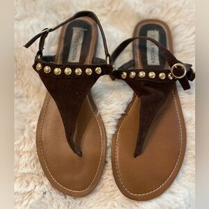 Steve Madden Faux Suede sandals, size 8